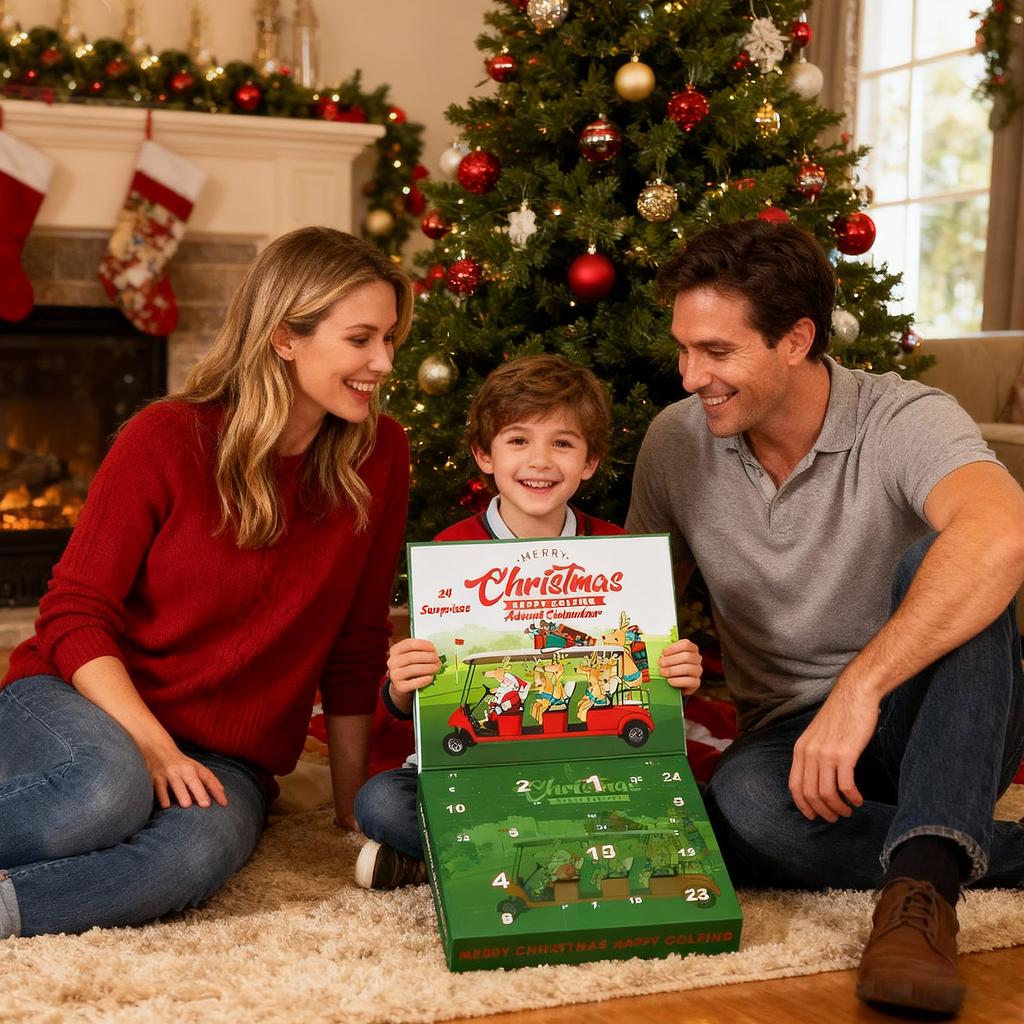 3D 1 PC Golf Arrival Calendar Men's Adult Christmas Calendar