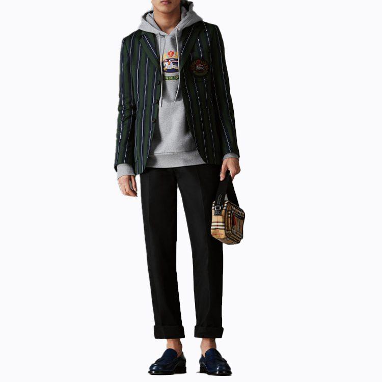 Burberry Толстовка мужская Светло-серая меланж 80030151