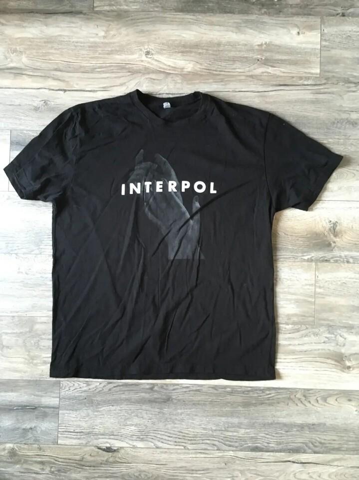 Interpol черная футболка совершенно новая хлопковая футболка подарок для фаната Унисекс футболка