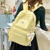 Школьная сумка Япония и Корея Колледжный стиль Клетка Женская Студентки Колледжа Ученики Средней Школы Рюкзак Легкий Простой Большая Вместимость Женский