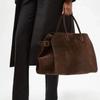 Handbag Large Capacity Suede Tote Bag Women's Vintage Commuter Handbag