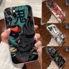 Чехол-тату для телефона Apple iPhone 17 16 15 14 13 12 11 Pro Max 16 Plus 16E 17Air 17Pro с изображением призрака самурая Ханья в стиле Укиё-э
