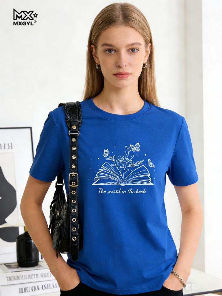 Смешная футболка для чтения Книжная футболка Подарок библиотекарю Женские футболки с коротким рукавом Милые футболки с принтами Еще одна глава Футболка Книжный подарок