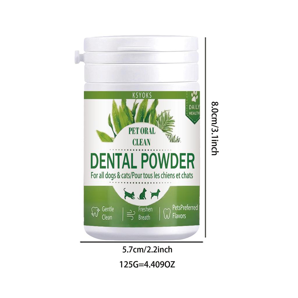Pet Tooth Powder Can Deeply Clean the Gaps Between Pet Teeth, Remove Hidden Residues, and Keep Children's Breath Fresh and Gentle.