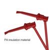 Soldered Nylon Copper Gilded Test Hook Clips Copper Test Clamp Mini Grabber for Multimeter Test Lead DIY Tools Accessories