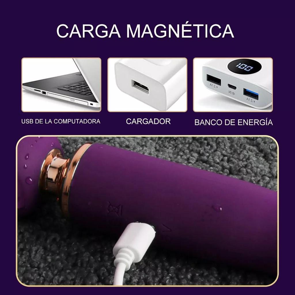 Перезаряжаемые вибраторы для толчков, мощный AV Magic Wand 3 в 1, стимулятор клитора G Spot, секс-игрушки, присоска для клитора для женщин