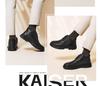 Caesar Winter Genuine Leather Men's High Top Casual Leather Shoes