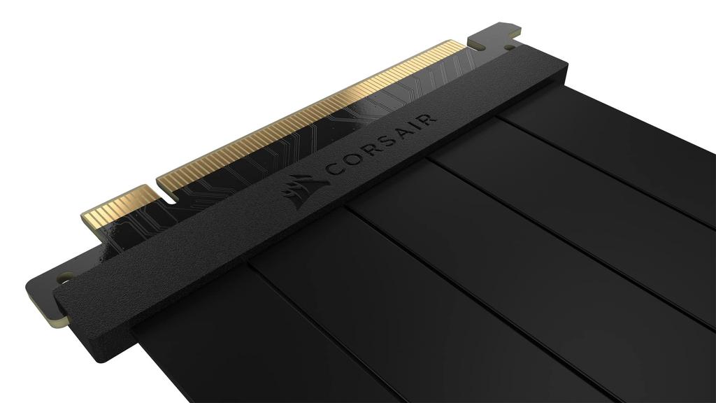 Удлинительный кабель CORSAIR Premium PCIe x16, 300 мм, вертикальный кабель для графической карты, черный, 4.0 CC-9310001-WW