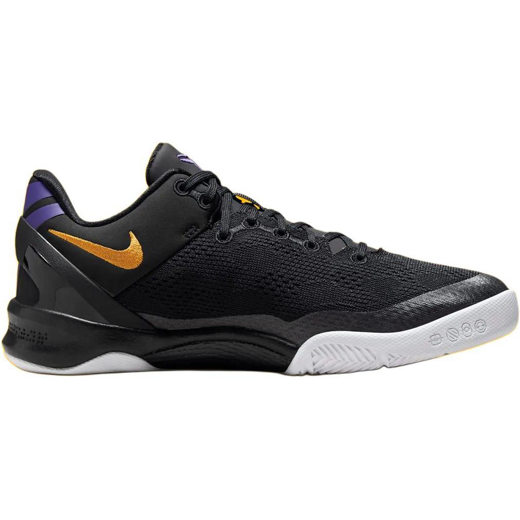 Nike Детские низкие баскетбольные кроссовки Kobe 8, износостойкие, черные, унисекс, FN0266-002