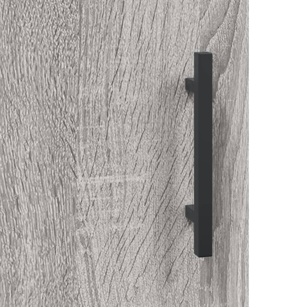 Highboard Gray Sonoma 69.5 x 34 x 180 cm Particleboard