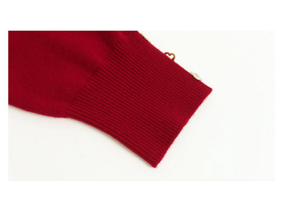 Женский шерстяной кардиган Осень 2025 - Простой, универсальный дизайн