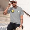 2026 New Model Summer Casual Unisexs Highquality Tshirt 100 Cotton Funny Design Print Loose Oneck T Shirt For Unisex Short Sleeve
