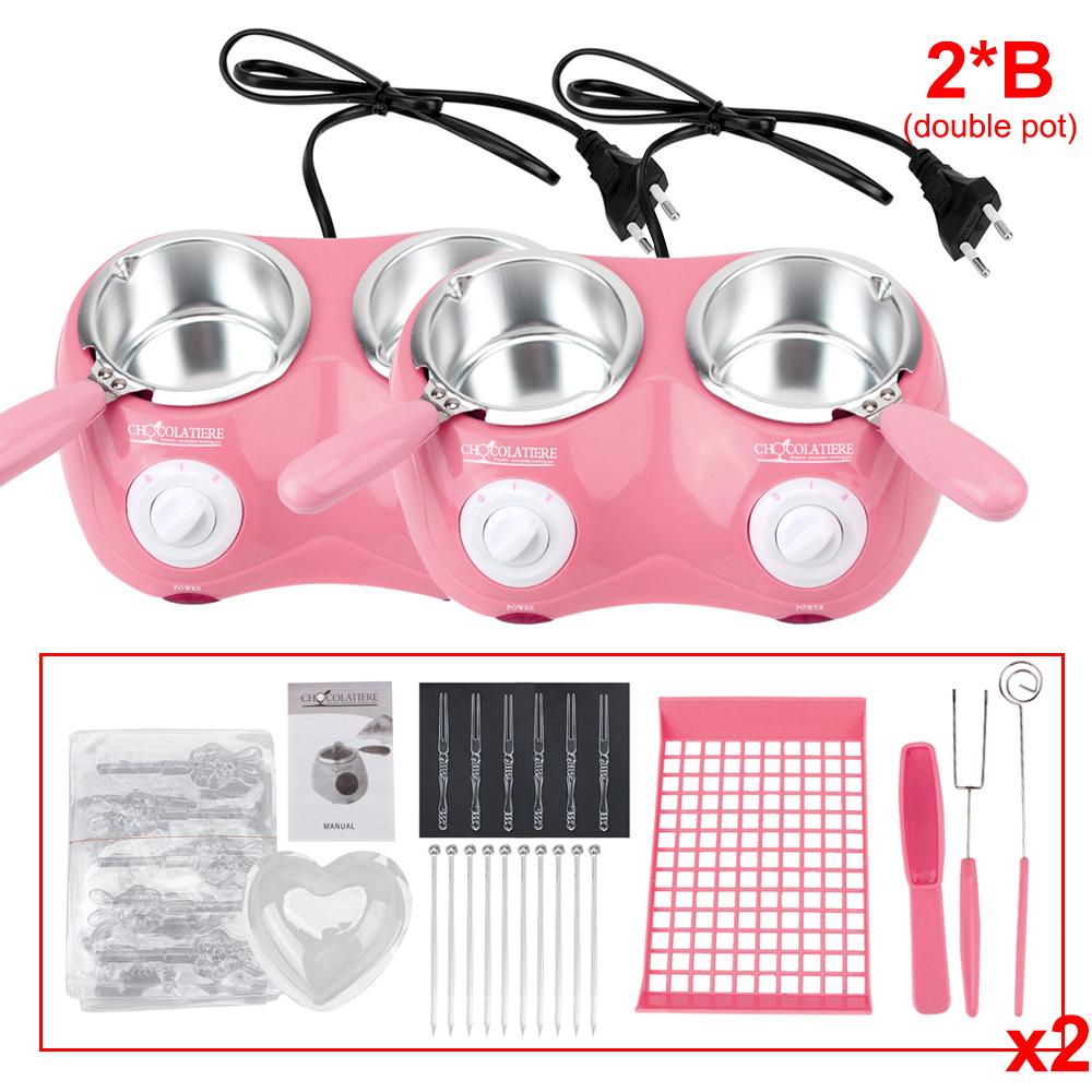 Kitchen Tool Heating Candy Wax Electric Chocolate Melting Pot with Mold DIY Scented Candle Soap Butter