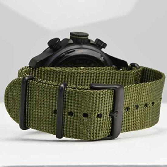 Franc Temps Gavarnie NATO Chronograph Full Black