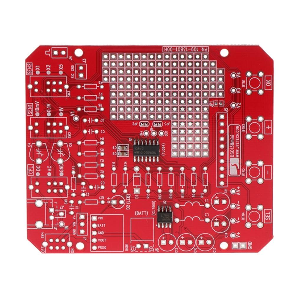 Набор для цифрового осциллографа DIY Обучающий Карманный размер DSO138mini Обновление с акрилом