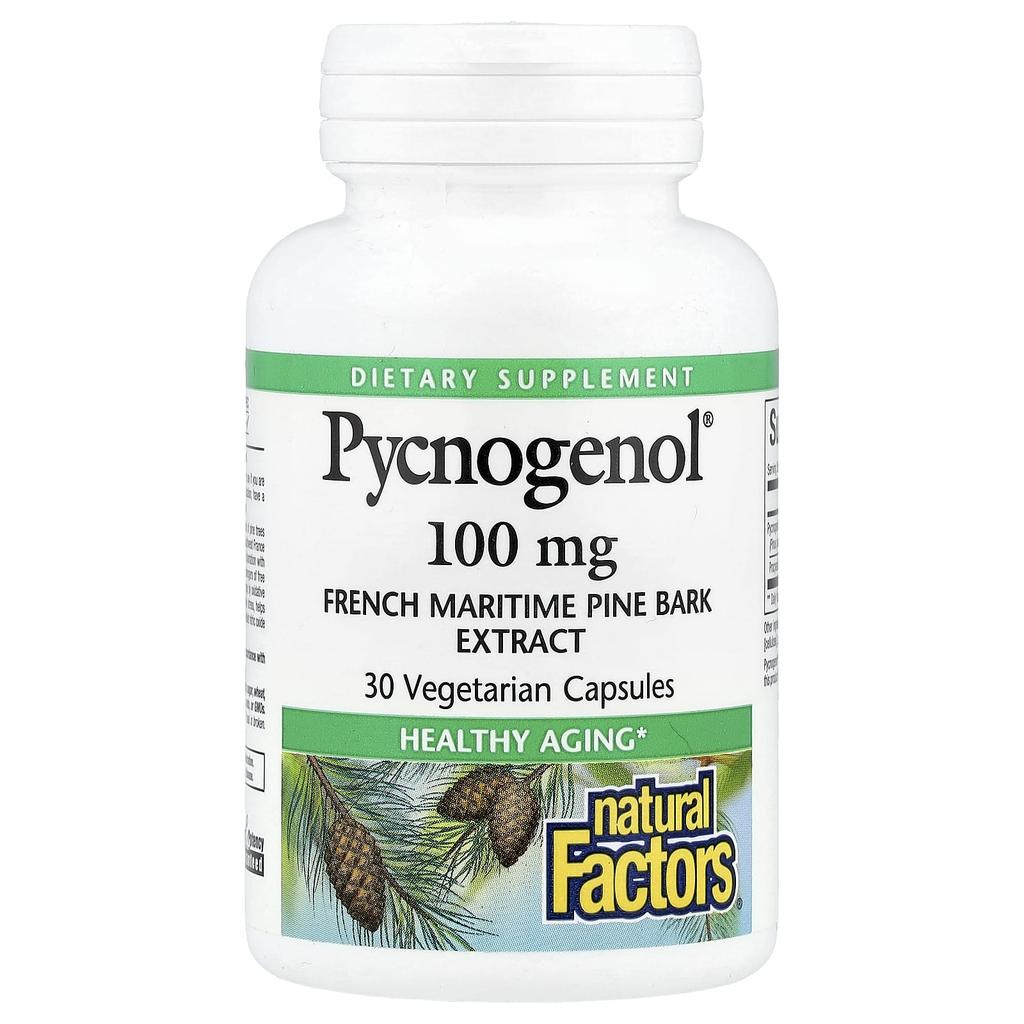 Pycnogenol, 100Mg, 30 Veggie Caps