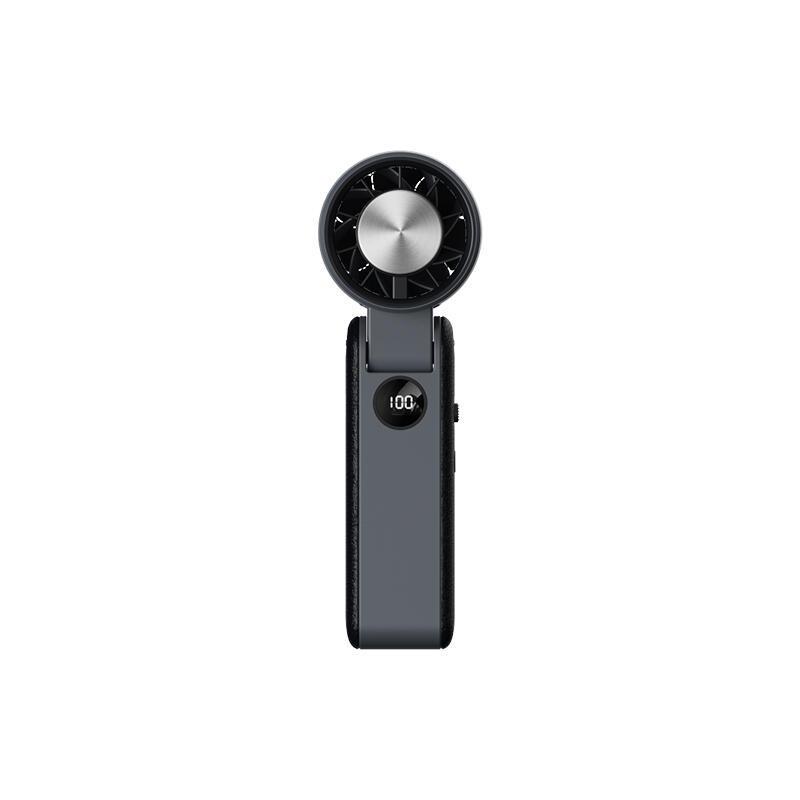 2025 Portable USB Rechargeable Neck-Hanging Mini Handheld Foldable Cooling Fan with Strong Wind for Outdoor Use