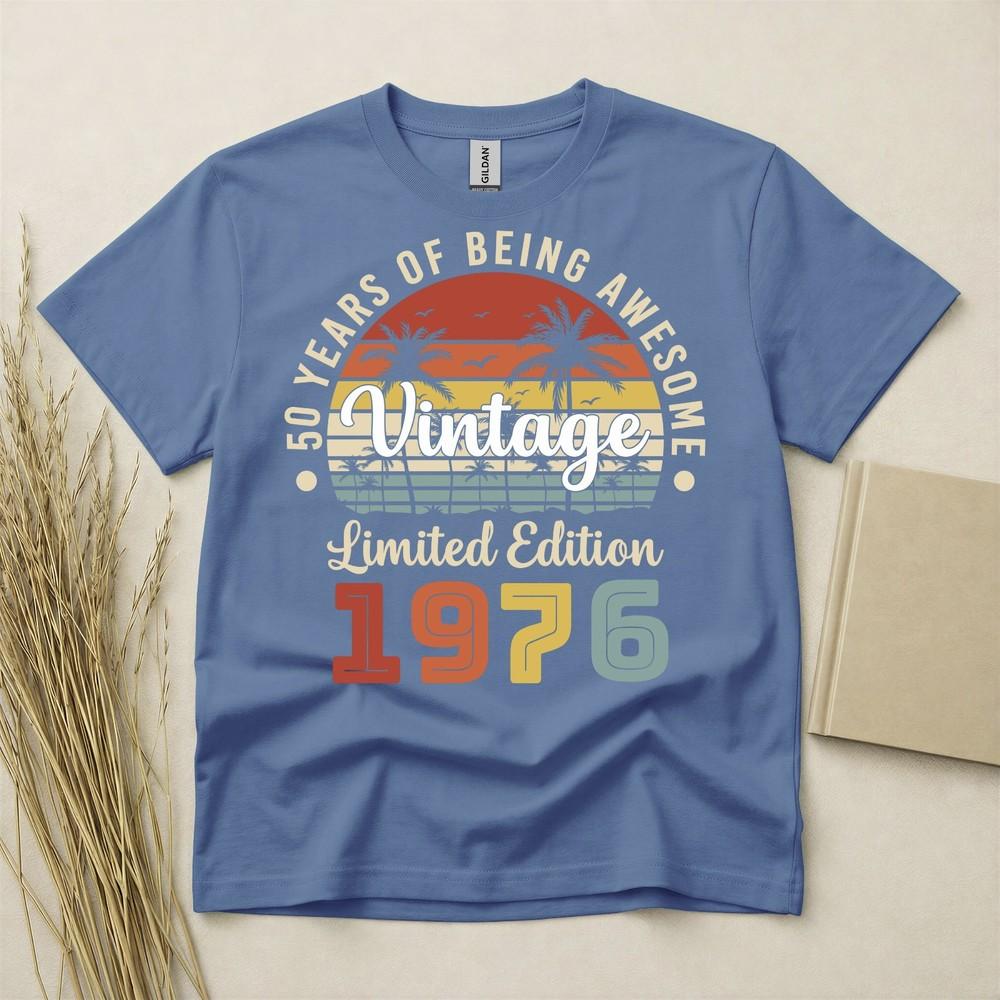 50th Birthday Shirt Born In 1976 50 Years Old Gifts Vintage Tshirt 1976 Fifty