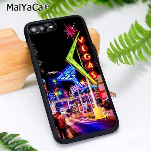 MaiYaCa Las Vegas Sign LIGHTS Nevada Phone Case For iPhone 17 Air 16 15 14  11 12 13 Pro MAX Plus coque Cover Shell