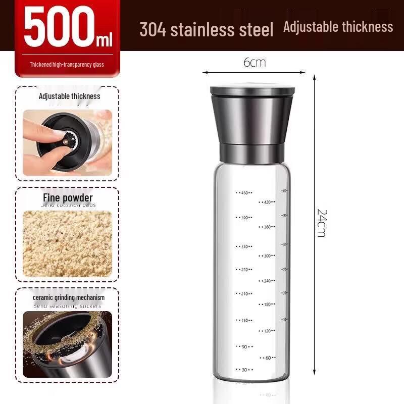 Premium Stainless Steel Manual Spice Grinder