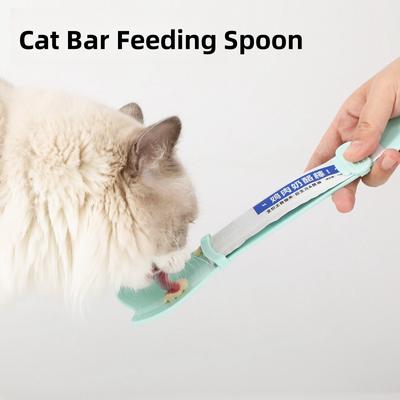 Ложка для кормушки для кошек Loving Cat Strip Feeder Squeezer Pet cat Strip Feeder Spoon для кошек и котов Cat strip spoon Supplies