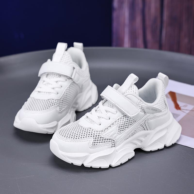 Детская мода Four Seasons Дышащая повседневная обувь для детей Бег Спорт Студенты Девочки Трендовые удобные кроссовки для спортзала