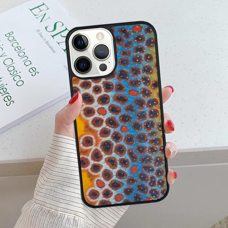 Чехол для телефона Fly Fishing Brown Trout Для iPhone 17 Air 15 16 16e 14 13 Pro Max Coque 12 11 Pro Max Для Apple PLUS fundas