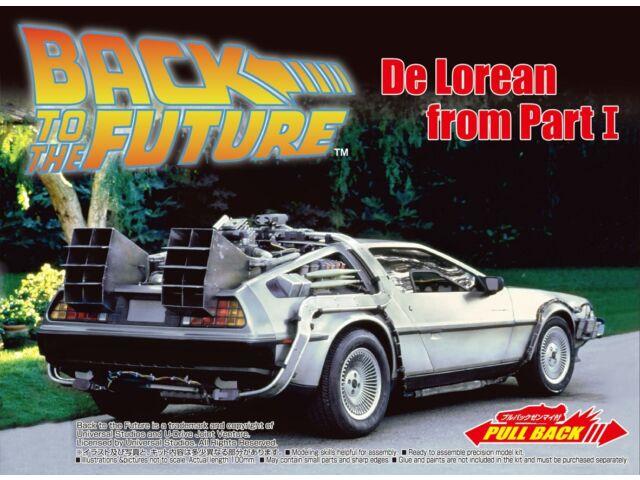 AOSHIMA Movie Mecha Series № 11 Назад в будущее Pullback DeLorean 1/43 НОВЫЙ