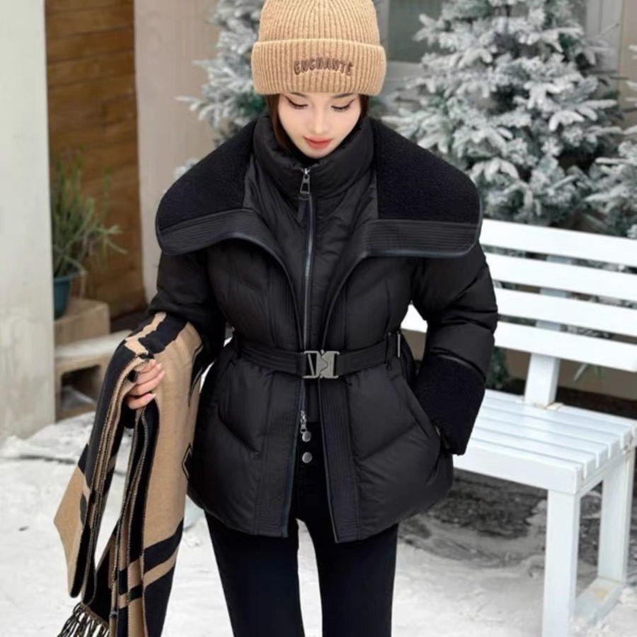 Xiaoxiangfeng down cotton-padded clothes women's short winter big Reiko is super good-looking, the small one is closed and thin, and the coat is t