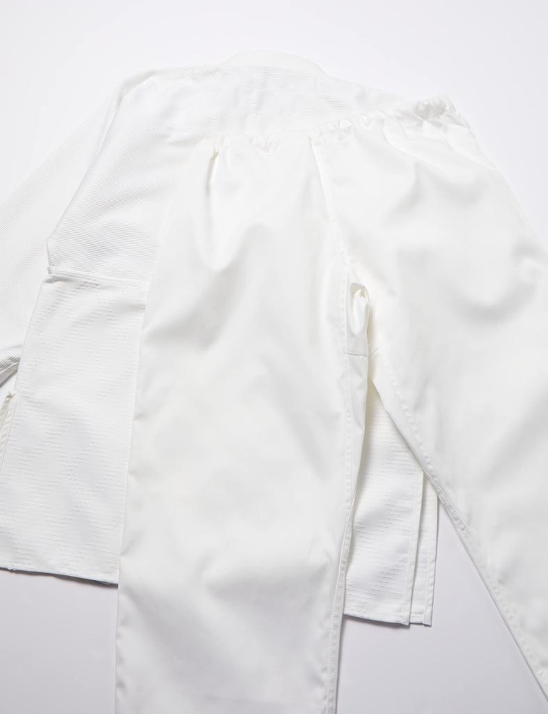 MIZUNO Judo Uniform Set and Recommended for School Size 5 (Top, Pants, Belt), Athletics, 22JG5A90, White,
