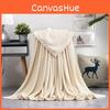 Oversized Simple Solid Color Soft Plush Blanket For Napping Sofa And Bedroom Use