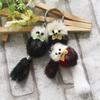 Women Charm Fur Ball Pom Accessories Pendant Bags Key Chains Mink Fur Key Ring Keychain