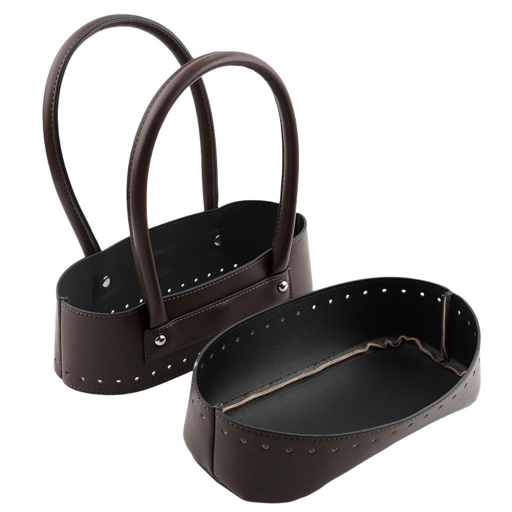 Набор для изготовления сумок из искусственной кожи, дно сумки, модные ручки для сумок, аксессуары для сумок ручной работы для вязания крючком