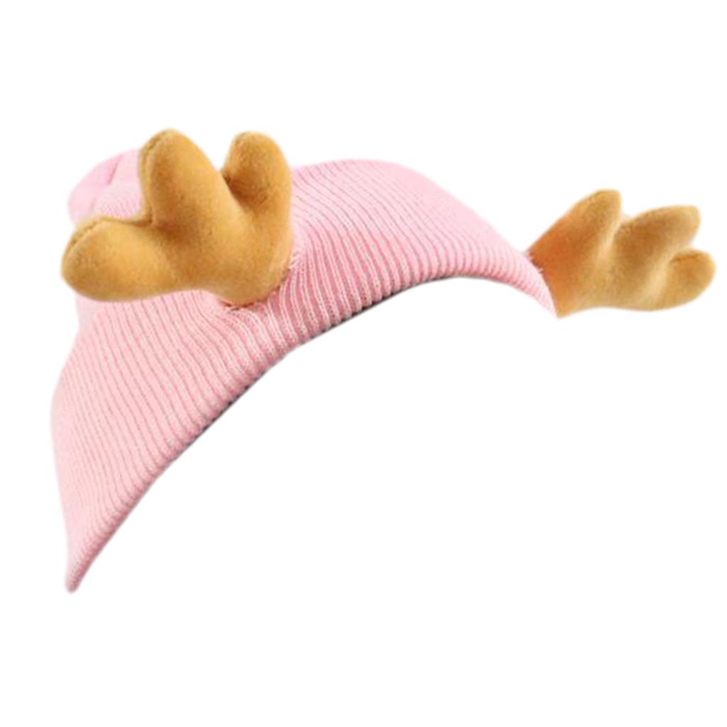 Fashion Knit Hat for Women Men Handwoven Beanie Cap Crochet Hat for Girl Boys Party Devil Horn Hat Novelty Accessories