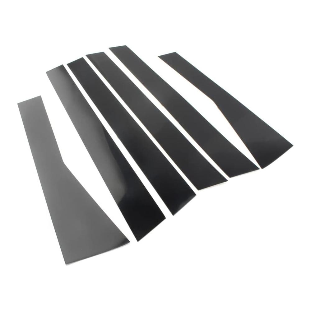 6 шт. Черные накладки на оконные стойки, накладки на дверные молдинги для Subaru Forester 2019-2023