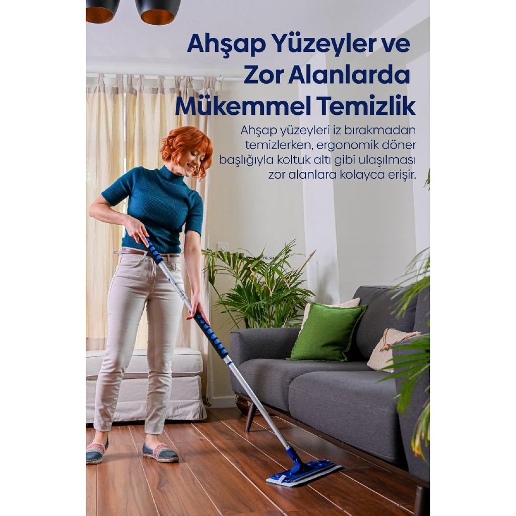 Тройной набор швабр из микрофибры