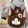 Animal Plushie Devon Rex Cat Plush Schoolbag Cat Backpack Animal Plush Bag  Children
