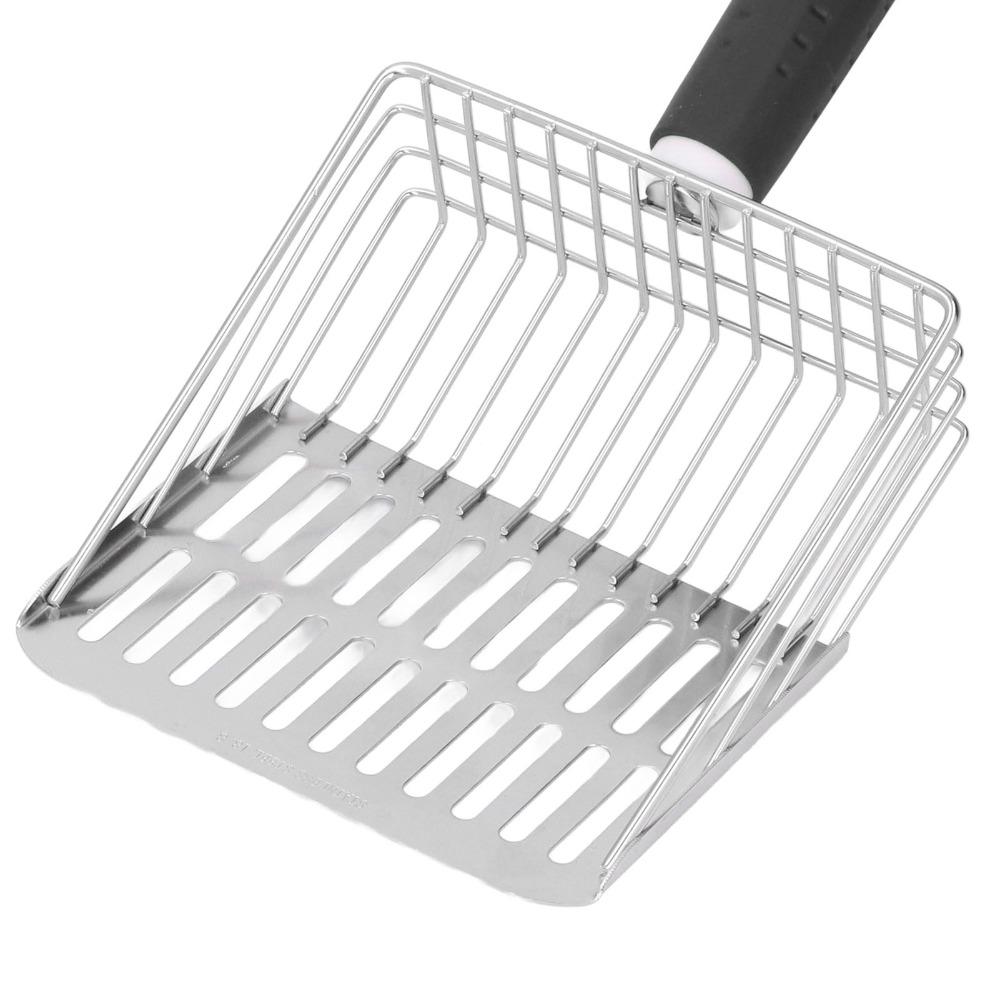 304 Stainless Steel Cat Litter Scoop Fast Filtration Kitten Litter Scoop Cat Litter Box