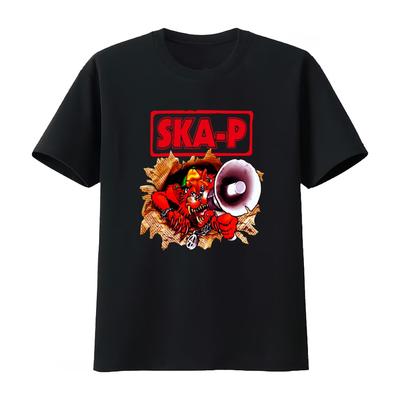 Винтажная футболка Ska P Punk Band 90-х Ретро-стиль с смелым дизайном Уличная одежда Унисекс Одежда Женская одежда Летняя футболка 2026