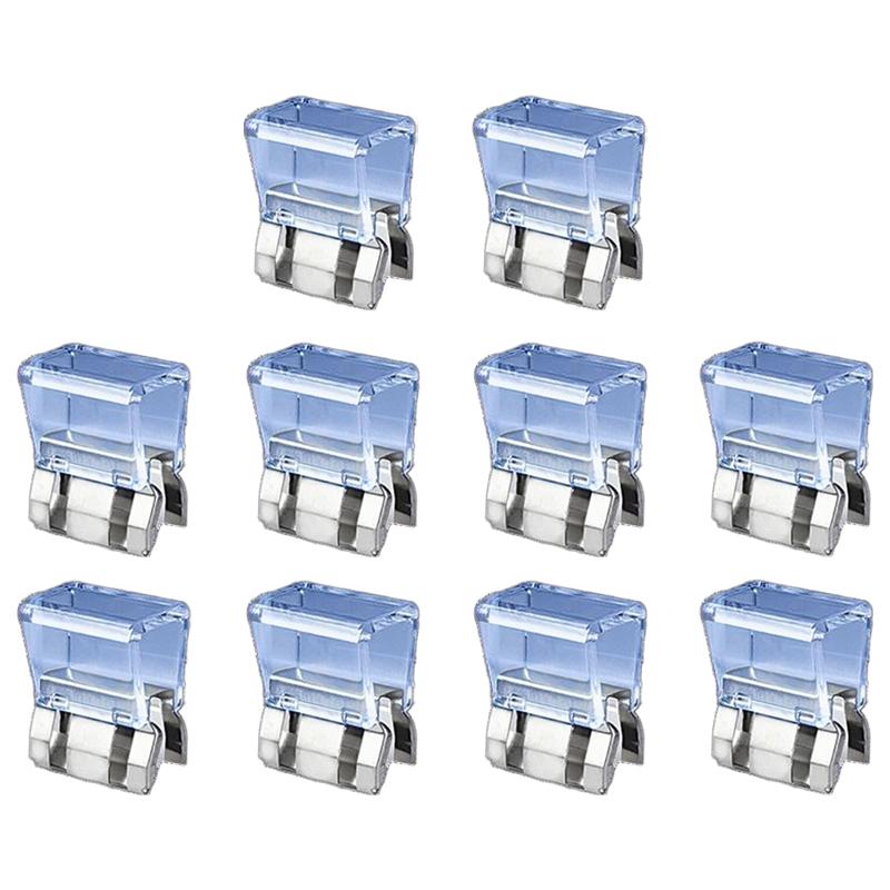 1-10 шт. Съемные противоскользящие зажимы для брюк, без шитья, невидимые пряжки для фиксации штанин, сделай сам, портативные швейные крафтовые зажимы для одежды