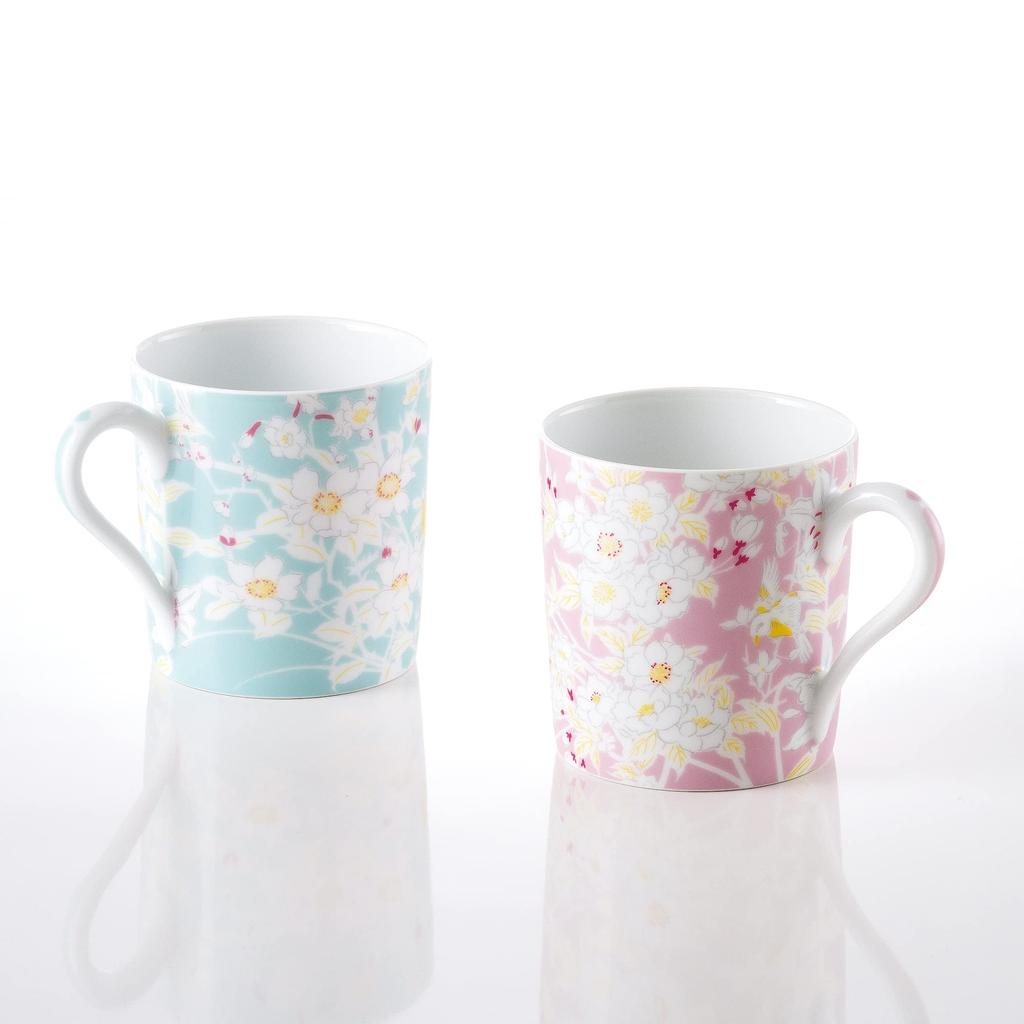 Okura Toen Toen x Кружка «Залитая солнечным светом» [Okura Chiso] (синий) <Microwave compatible>107C-C308-B