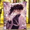 1pc Tsuyuri Kanawo1 Theme Blanket - Digital Print, Polyester, Cozy for All Seasons, Perfect for Outdoor, and Travel