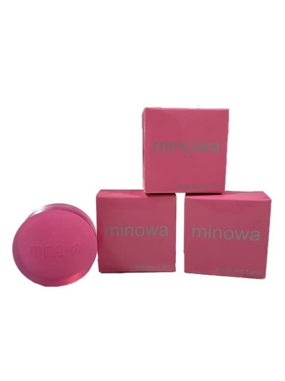Качественное мыло, содержащее большое количество говяжьего костного мозга, который, как говорят, более мягок для кожи человека, чем лошадиный Minowa Pure Soap 100 г x 3 куска [Высокое содержание жира,