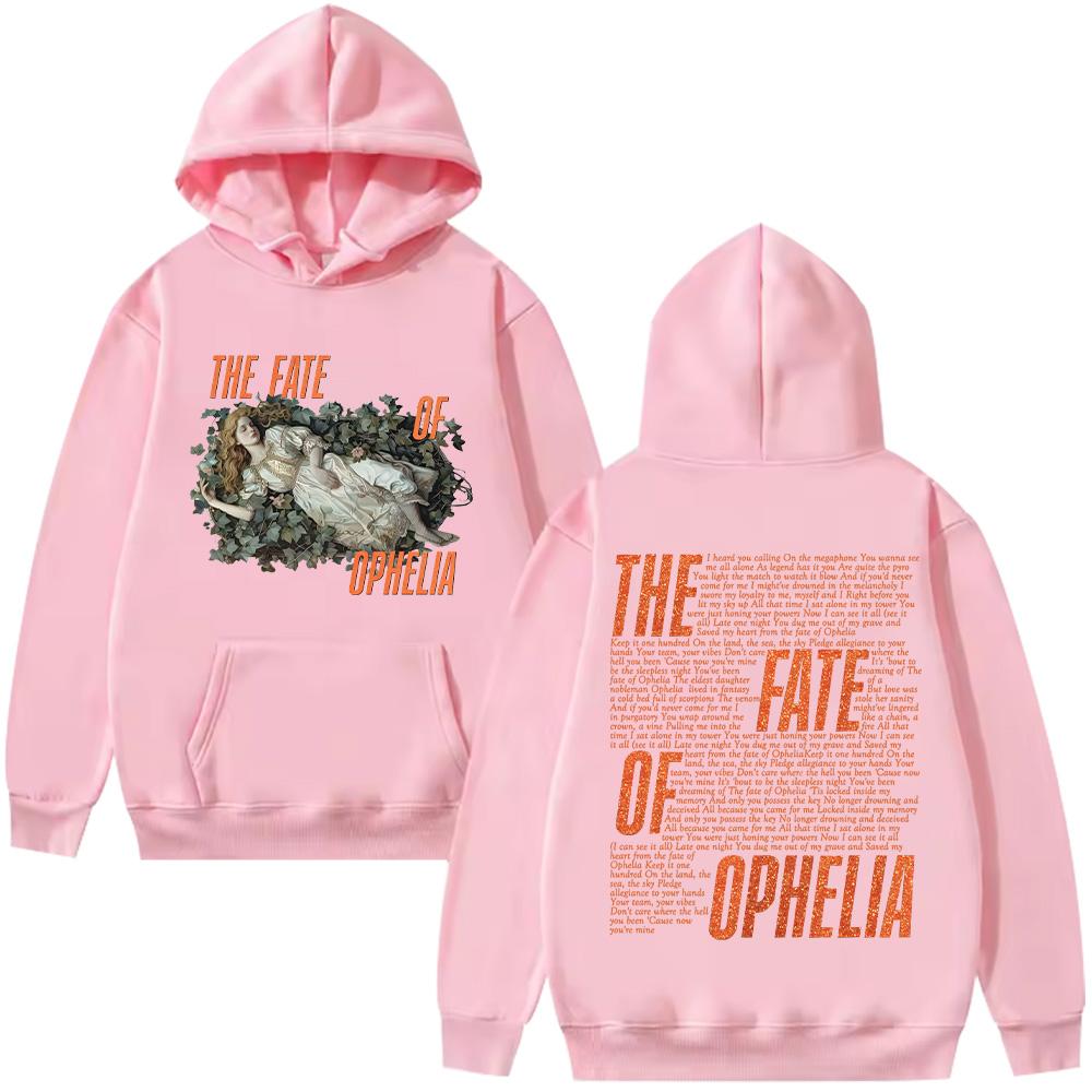 Худи с текстом песни The Fate of Ophelia TS The Life of A Showgirl, графикой альбома, одежда, женская, мужская, модная, ретро-эстетика, пуловер Y2K
