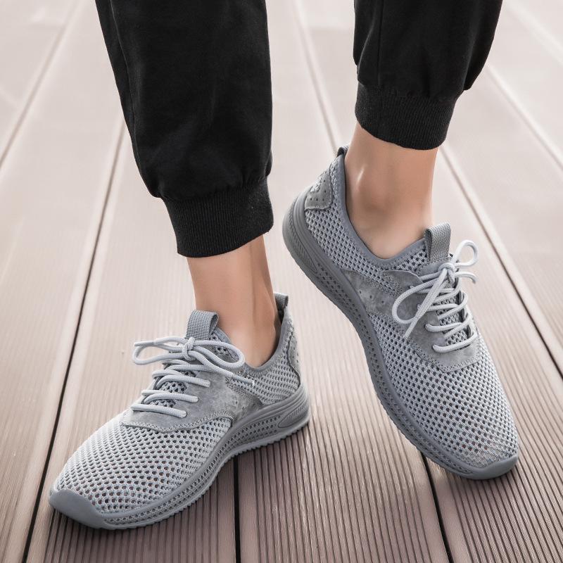 Мужские дышащие повседневные спортивные кроссовки Flyknit - Легкий сетчатый дизайн