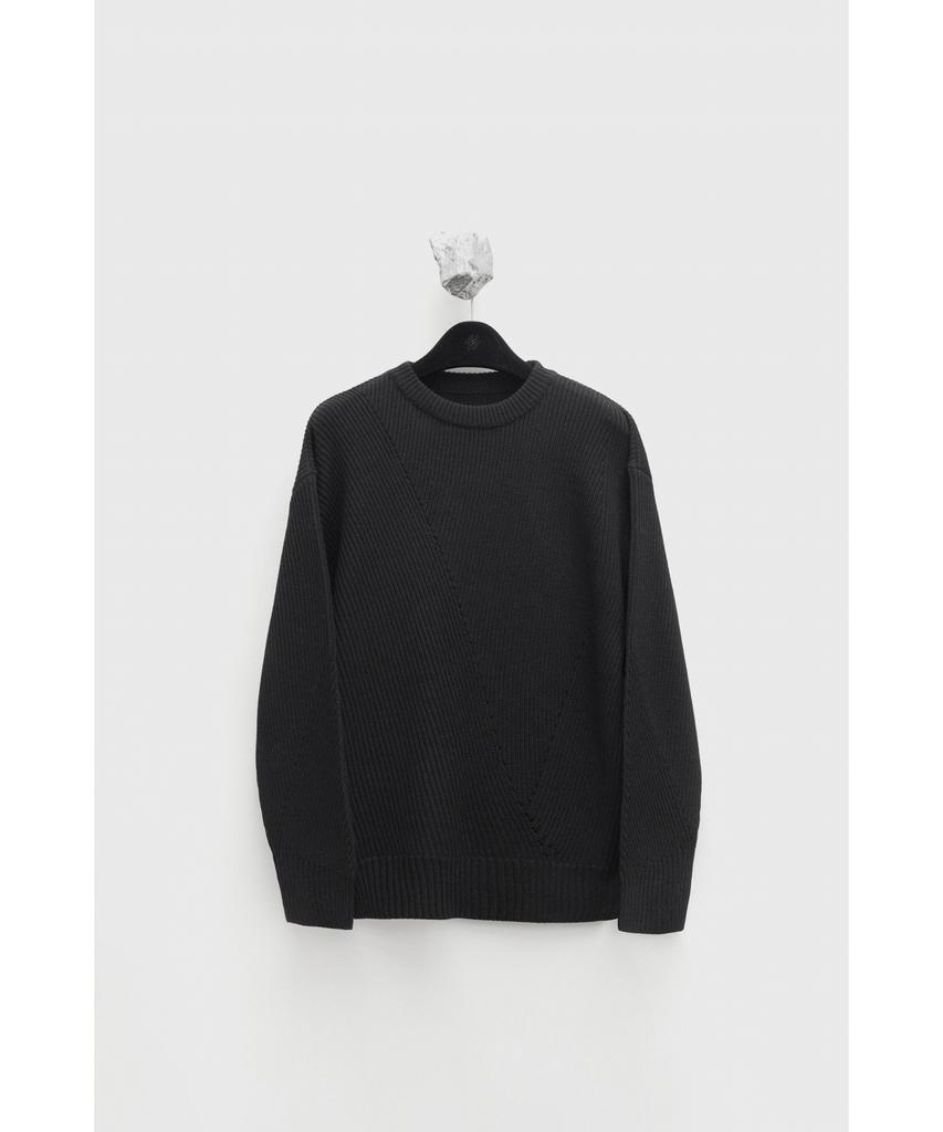 YOUTH Irregular Sweater - Black