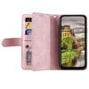 For Xiaomi Redmi Note 14 4G (163.25x76.55x8.16mm) Case Zipper PU Leather Phone Cover with 9 Card Holder