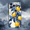 Фруктовый лимонный Рисунок Для iPhone 8,7,11,12,15,14,13,16,17,Plus,Pro Max,XS,X,XR,SE,Mini,Мягкий Силиконовый Черный Чехол