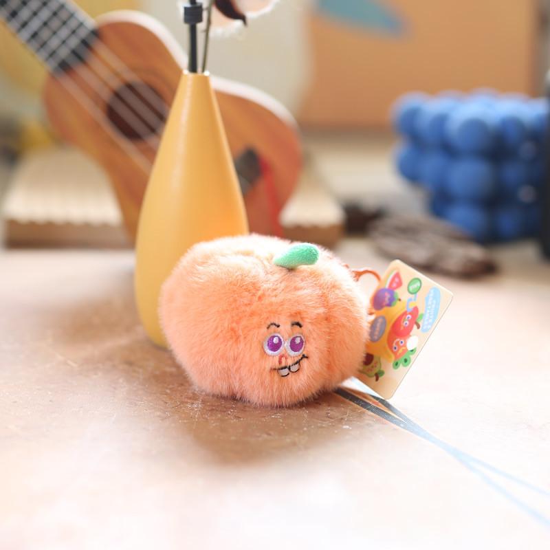 Cute Children's Small Vegetable Fruit Plush Pendant Mini Banana Carrot Doll Rag Doll Keychain