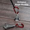 6Pcs Stainless Steel Tent Octopus Rope Buckle Aluminum Zinc Zinc Alloy Fixed Tent Rope Buckle  Outdoor Camping
